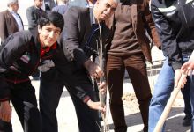 گزارش تصویری مراسم روز درخت کاری در دانشگاه  با حضور ورزشکاران ملی پوش شهرستان شاهرود  